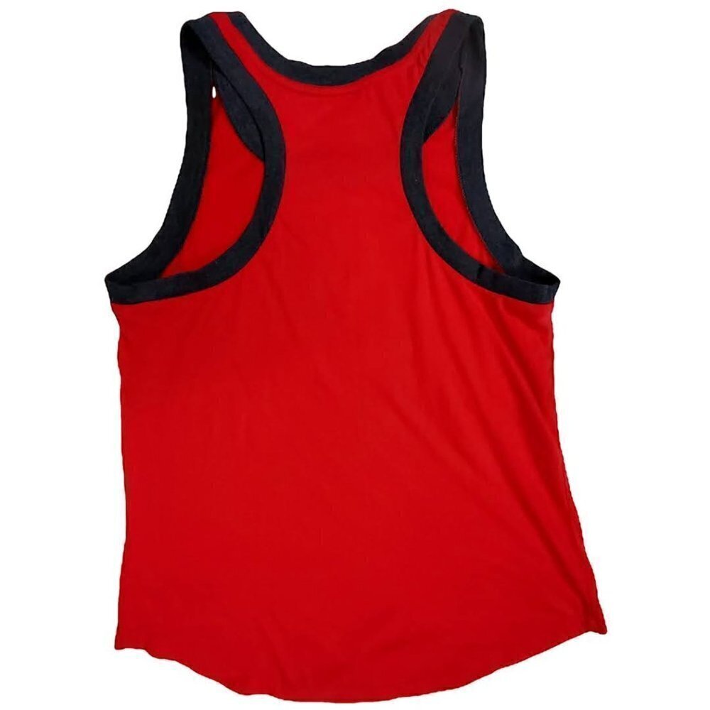 🚨030 Pink Victoria's Secret Red and Black Tank Top - Picture 3 of 6